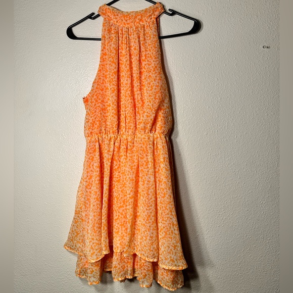 Sienna Sky Dresses & Skirts - Sienna sky orange floral dress size medium